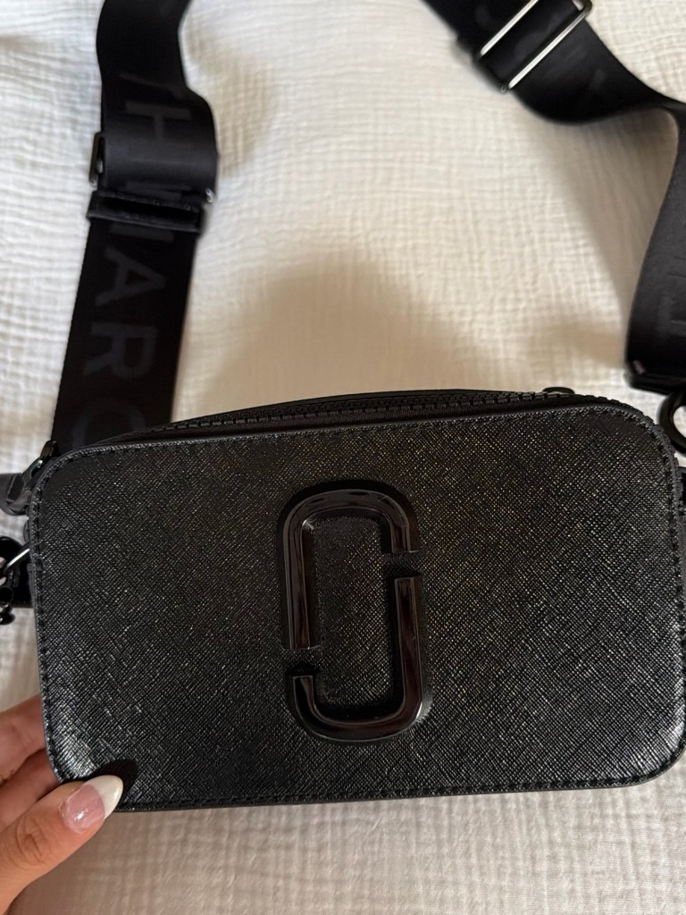 Marc Jacobs Black Crossbody Snapshot Bag
